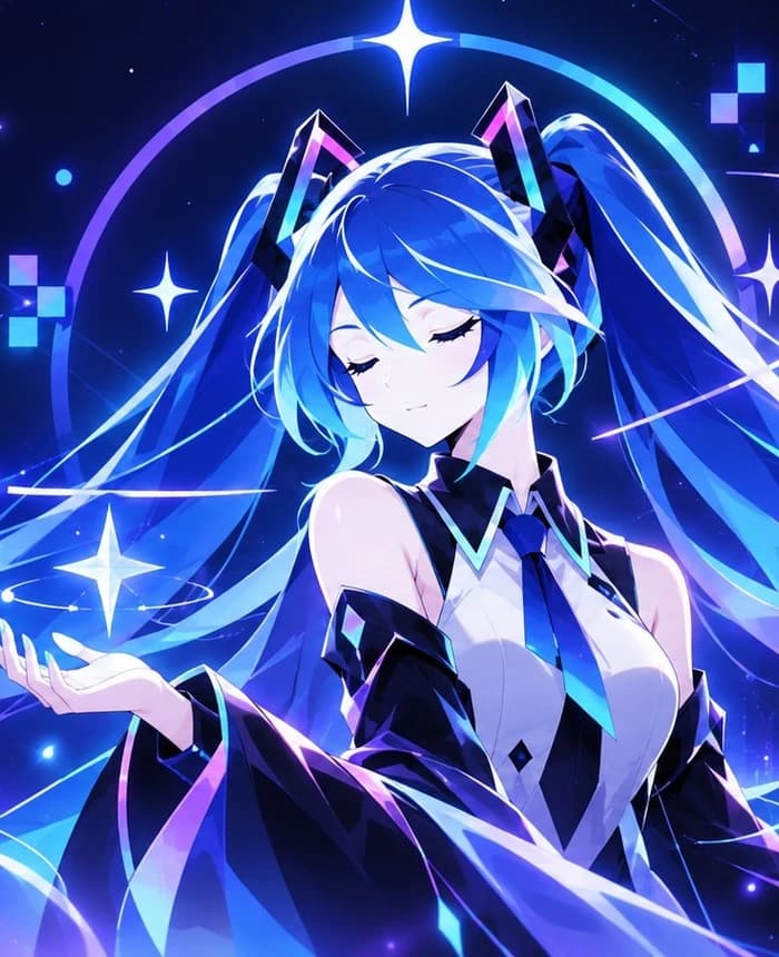 MIKU character portrait